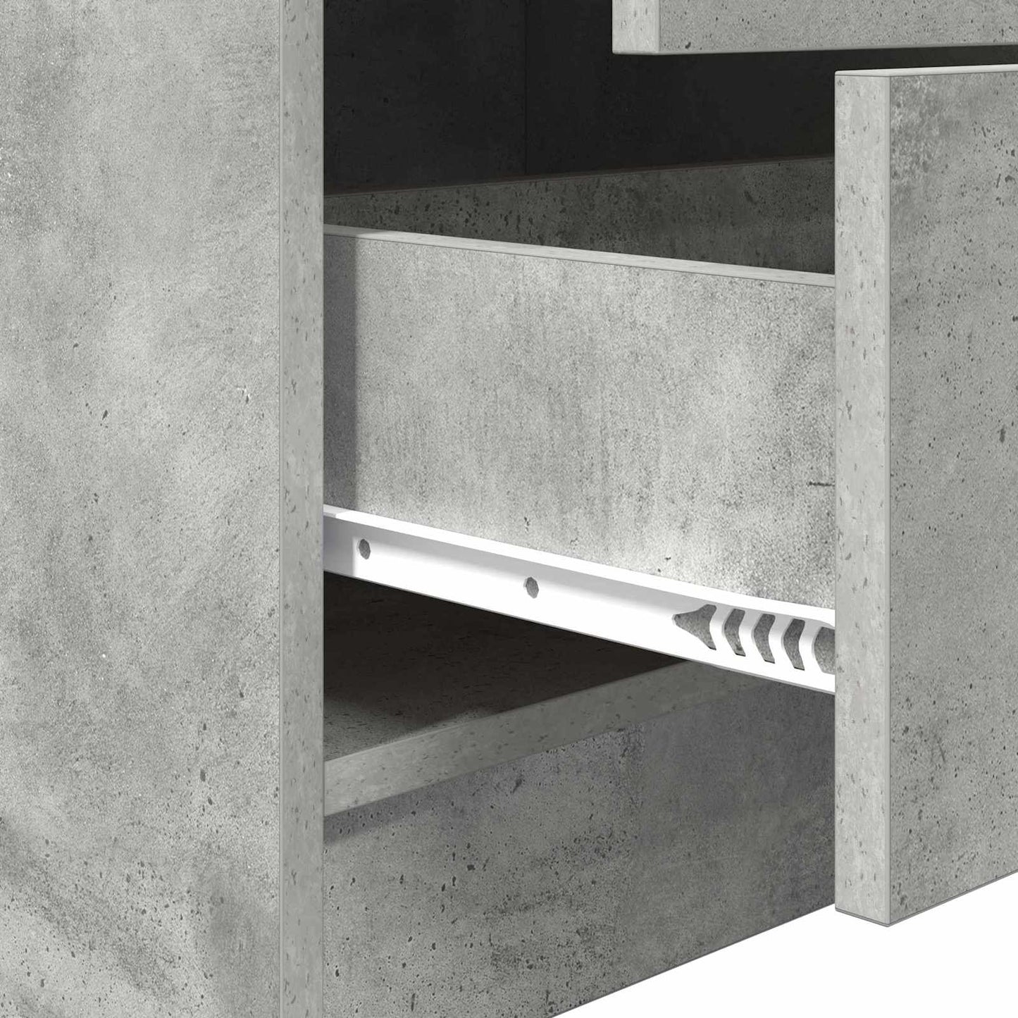 Highboard med skuffe Beton Grå 45,5 x 34 x 127 cm