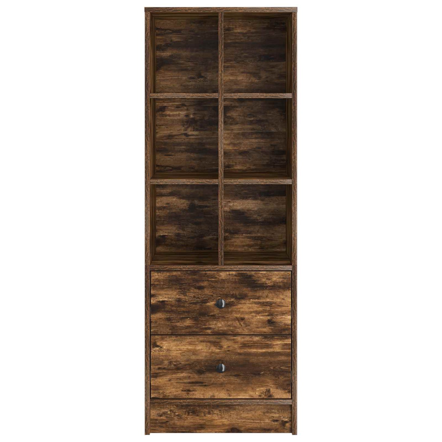 Highboard med skuffe Røget eg 45,5 x 34 x 127 cm
