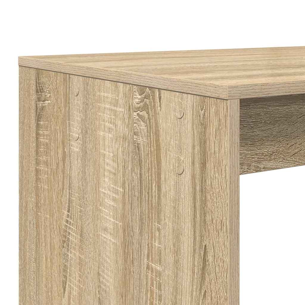 Bord med hylde Sonoma eg 108 x 55 x 103.5 cm Konstrueret træ