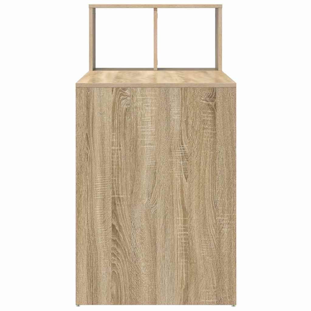 Bord med hylde Sonoma eg 108 x 55 x 103.5 cm Konstrueret træ