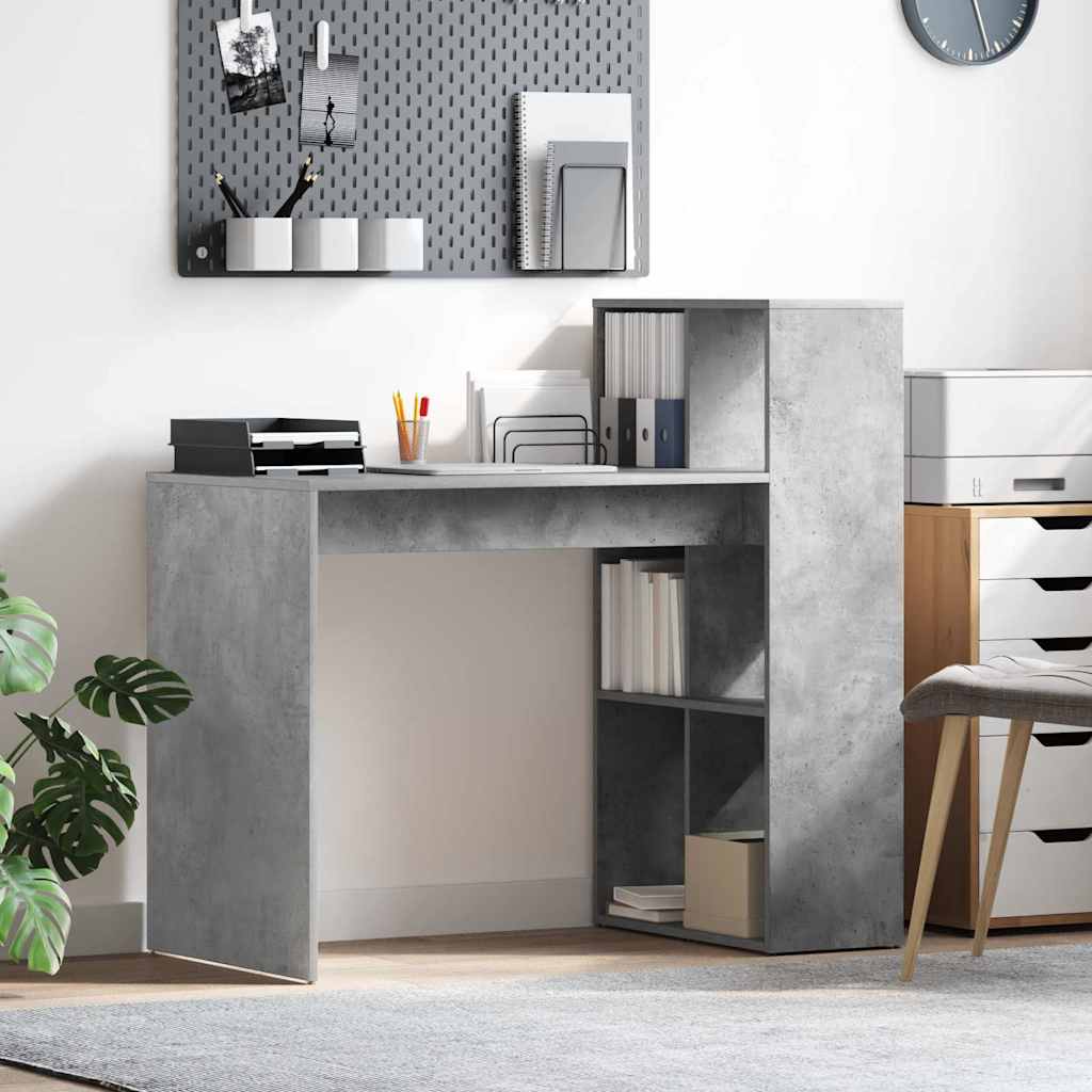 Bord Beton Grå Konstrueret træ 108 x 55 x 103.5 cm