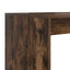 Bord med hylde Røget eg 108 x 55 x 103.5 cm Konstrueret træ