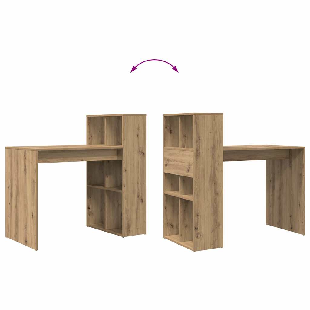 Bord Artisan Egetræ Konstrueret træ 108 x 55 x 103.5 cm