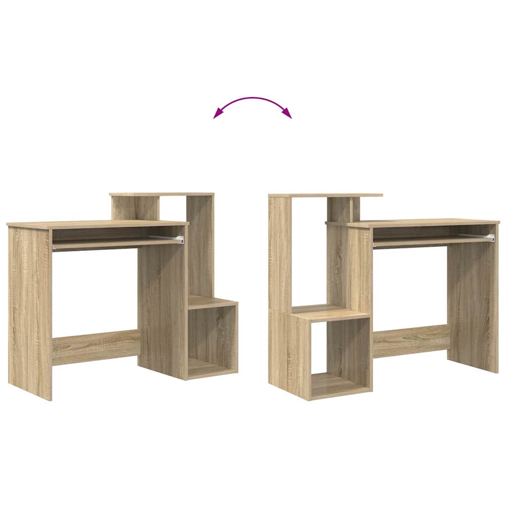 Bord med skuffe Sonoma eg 106 x 41 x 88,5 cm Konstrueret træ