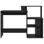 Bord med skuffe Sort eg 120,5 x 44 x 88,5 cm Konstrueret træ