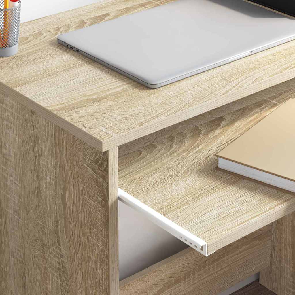 Bord med skuffe Sonoma eg 120,5 x 44 x 88,5 cm Konstrueret træ