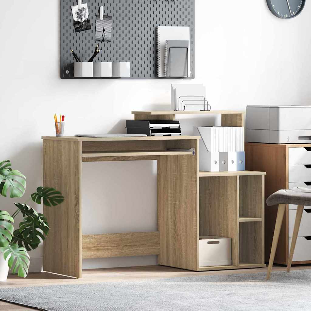 Bord Sonoma eg Konstrueret træ 120,5 x 44 x 88,5 cm billede