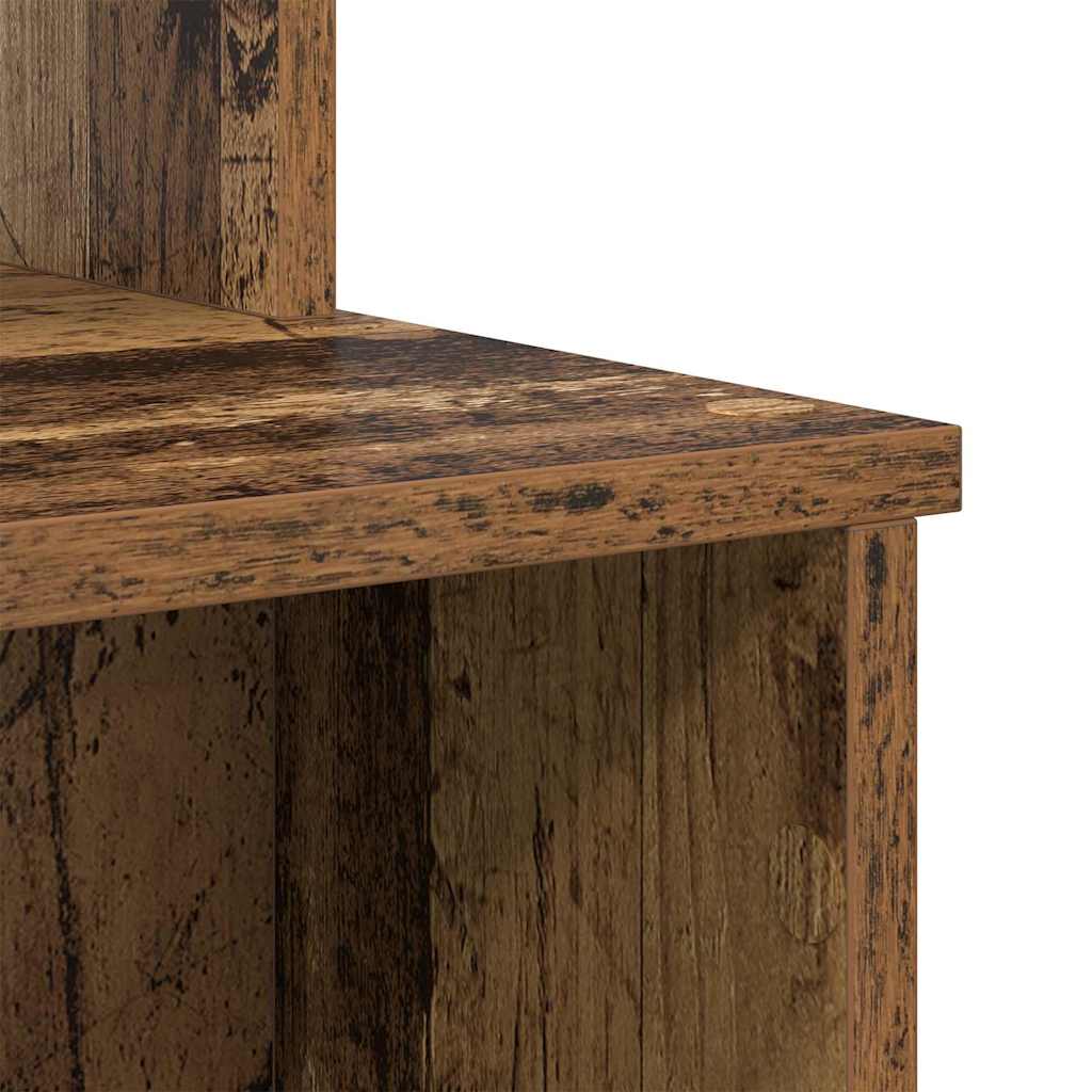 Bord med hylde Gammelt træ 120,5 x 44 x 88,5 cm Konstrueret træ