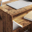 Bord med hylde Gammelt træ 120,5 x 44 x 88,5 cm Konstrueret træ