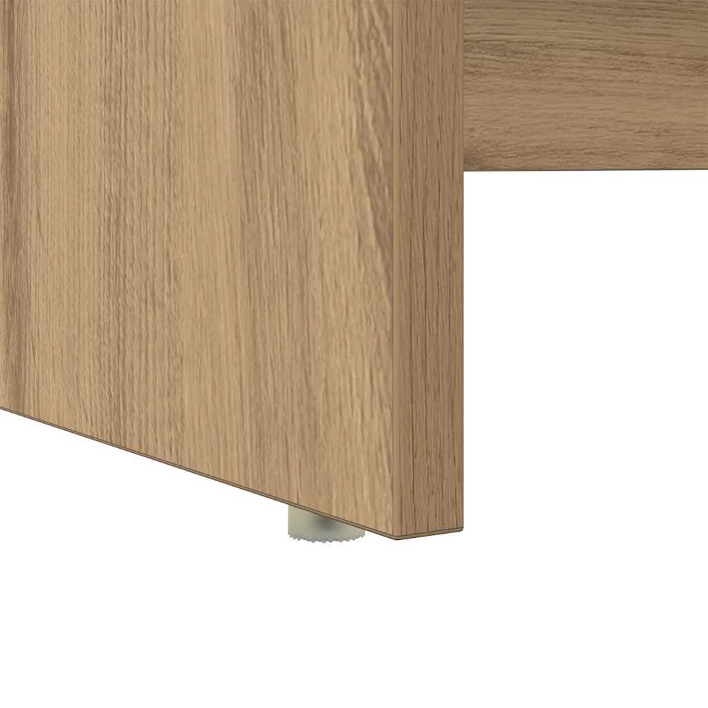 Bord Artisan Egetræ Konstrueret træ 120,5 x 44 x 88,5 cm