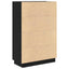 Bord med hylde Sort eg 71,5 x 31,5 x 106,5 cm Konstrueret træ
