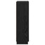 Bord med hylde Sort eg 71,5 x 31,5 x 106,5 cm Konstrueret træ