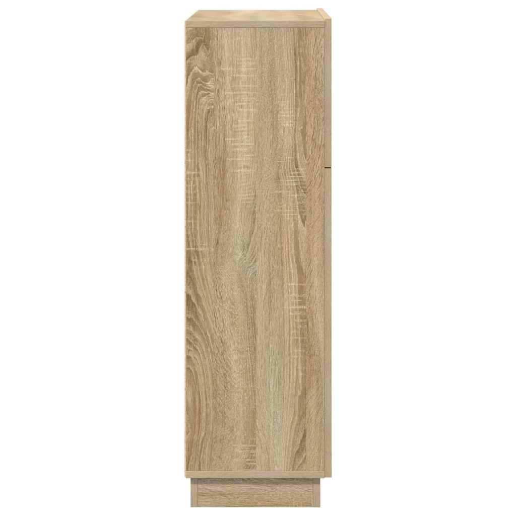 Bord med hylde Sonoma eg 71,5 x 31,5 x 106,5 cm Konstrueret træ