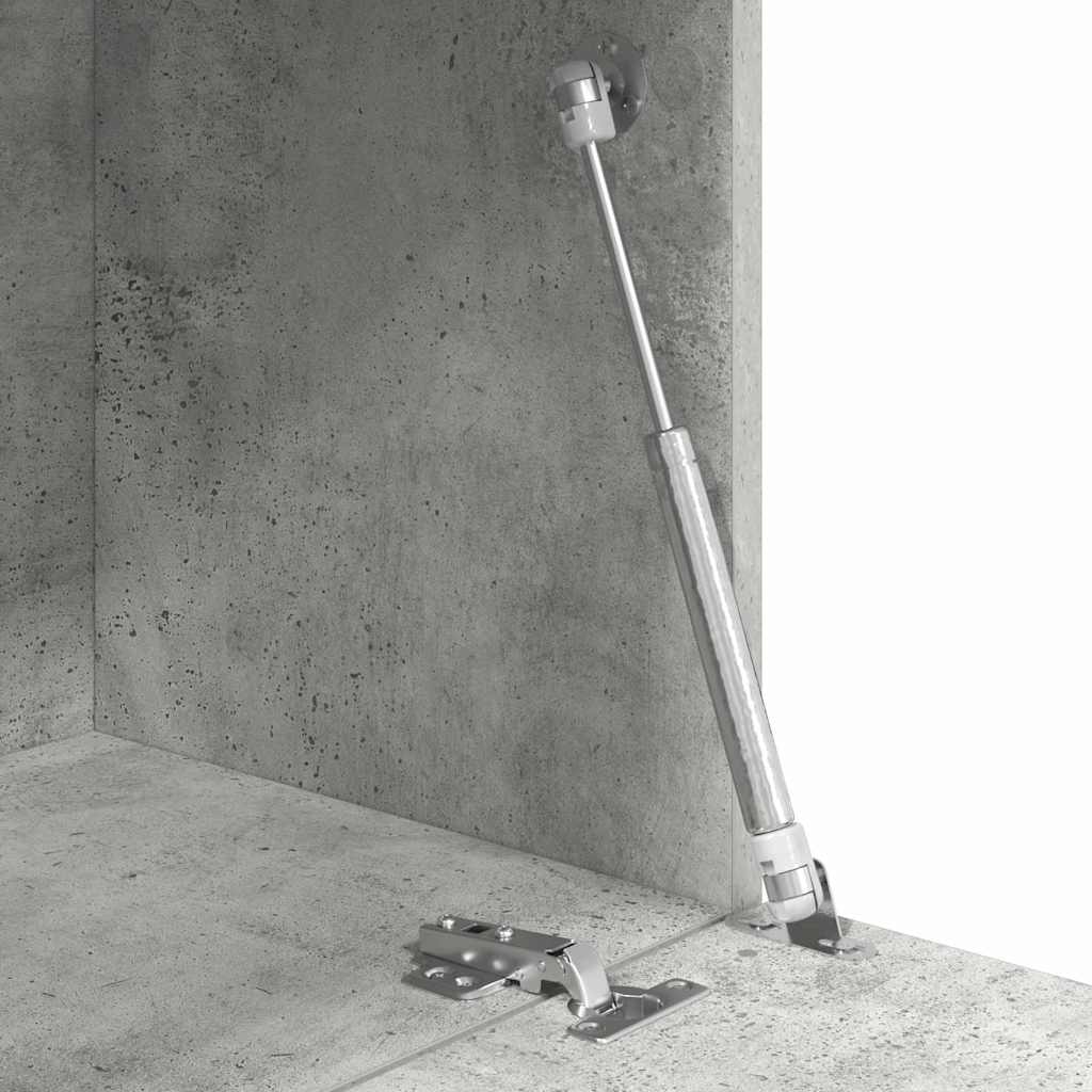 Bord med hylde Beton Grå 71,5 x 31,5 x 106,5 cm Konstrueret træ