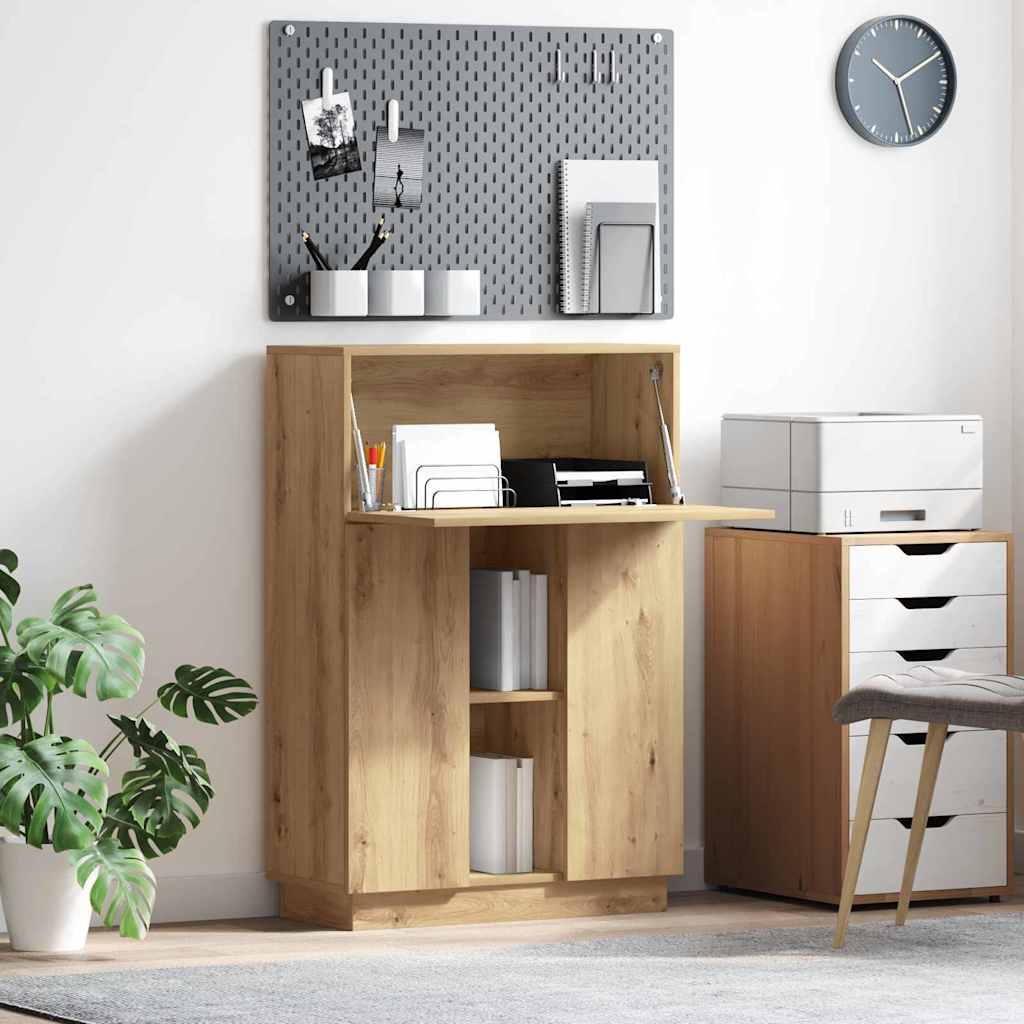 Bord Artisan Egetræ Konstrueret træ 71,5 x 31,5 x 106,5 cm