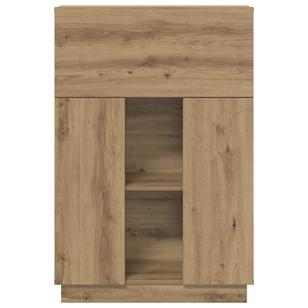 Bord Artisan Egetræ Konstrueret træ 71,5 x 31,5 x 106,5 cm