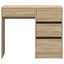 Bord med skuffe Sonoma eg 90 x 37.5 x 75 cm Konstrueret træ