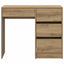 Bord Artisan Egetræ Konstrueret træ 90 x 37.5 x 75 cm