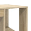 Bord med hylde Sonoma eg 130 x 50,5 x 75 cm Konstrueret træ