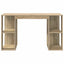 Bord med hylde Sonoma eg 130 x 50,5 x 75 cm Konstrueret træ