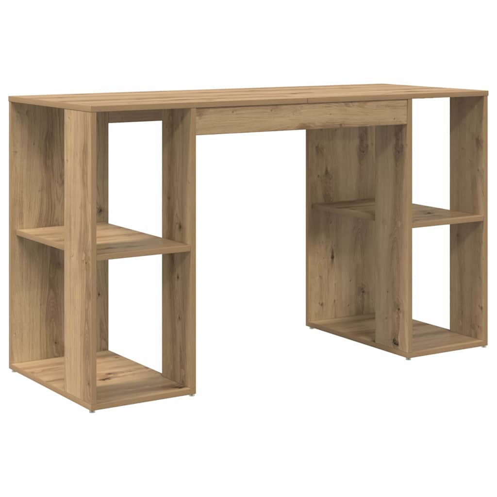 Bord Artisan Egetræ Konstrueret træ 130 x 50,5 x 75 cm