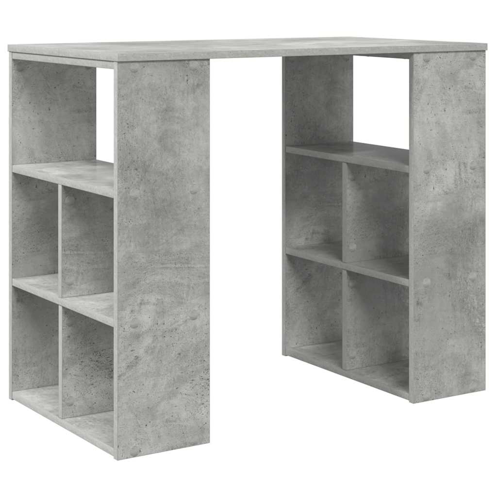Bord Beton Grå Konstrueret træ 90 x 50 x 75 cm