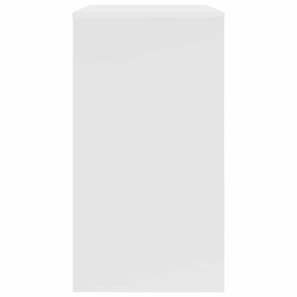 Bord med skuffe Hvid 77,5 x 43 x 79 cm Konstrueret træ