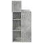 Bord med hylde Beton Grå 90 x 48 x 101,5 cm Konstrueret træ
