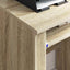 Skrivebord med Hjul Sonoma eg 91 x 50 x 77 cm Konstrueret træ