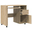 Skrivebord med Hjul Sonoma eg 91 x 50 x 77 cm Konstrueret træ