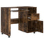 Skrivebord med Hjul Røget eg 91 x 50 x 77 cm Konstrueret træ