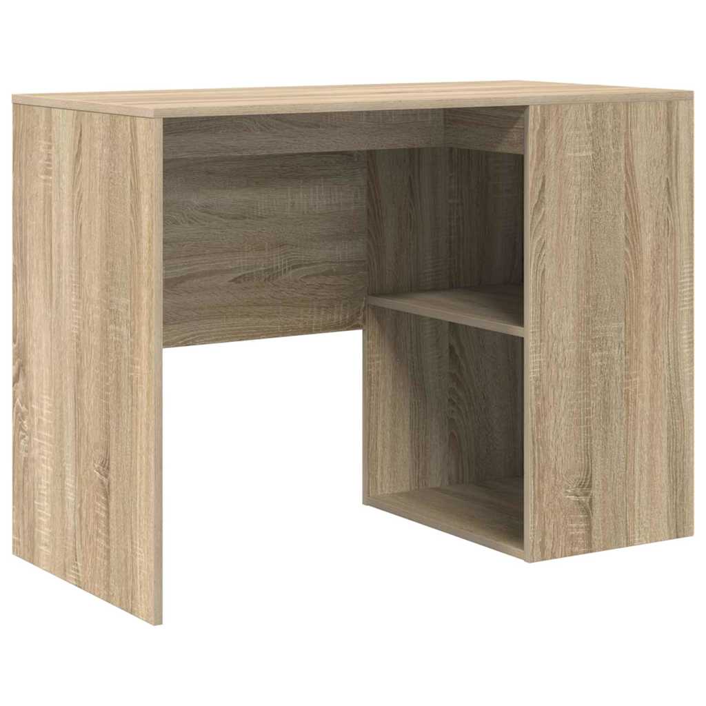 Bord med hylde Sonoma eg 102 x 50 x 75 cm Konstrueret træ
