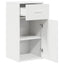 Sideboard med skuffe Hvid 38 x 34 x 75 cm