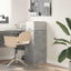 Sideboard med skuffe Beton Grå 38 x 34 x 75 cm