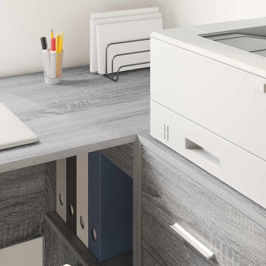 Sideboard med skuffe Grå Sonoma 38 x 34 x 75 cm