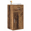 Sideboard med skuffe Gammelt træ 38 x 34 x 75 cm