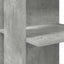 Hjørneskrivebord Beton Grå 140 x 113,5 x 75 cm Konstrueret træ