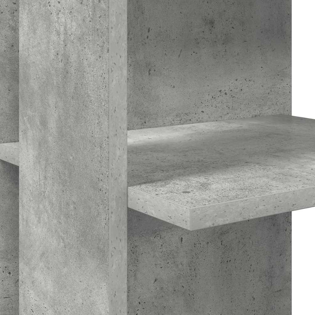 Hjørneskrivebord Beton Grå 140 x 113,5 x 75 cm Konstrueret træ