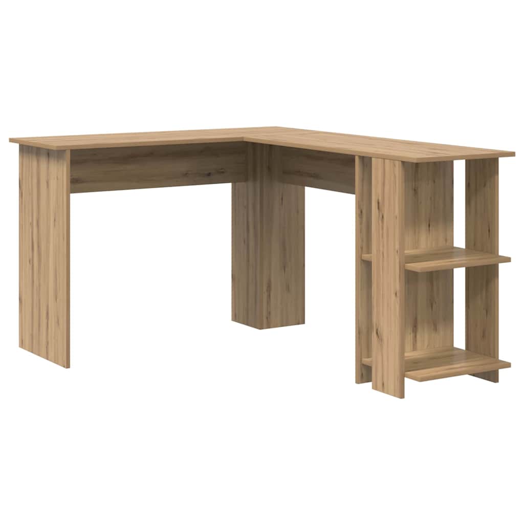 Hjørneskrivebord Artisan Egetræ Konstrueret træ