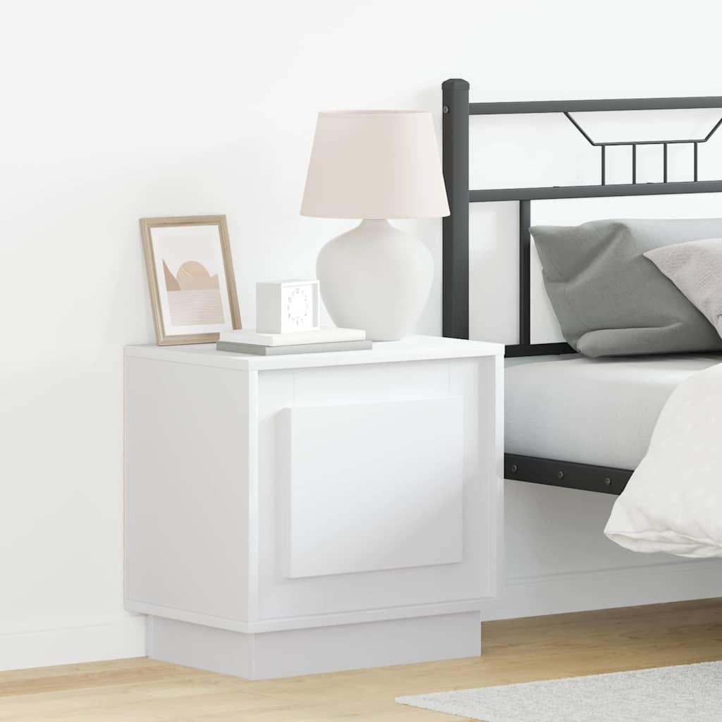 Natskab Hvid 44 x 34,5 x 45 cm Konstrueret træ billede