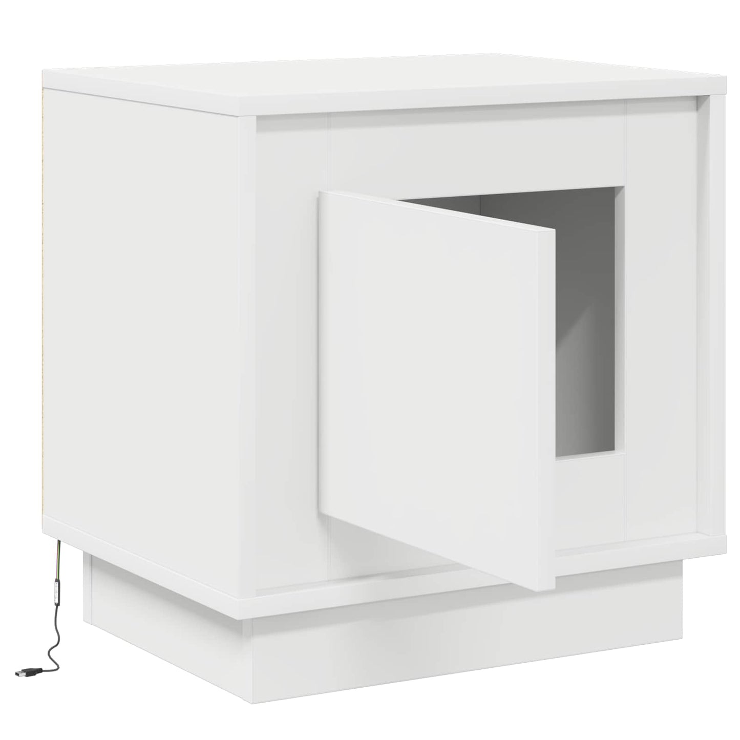 Natskab Hvid 44 x 34,5 x 45 cm Konstrueret træ