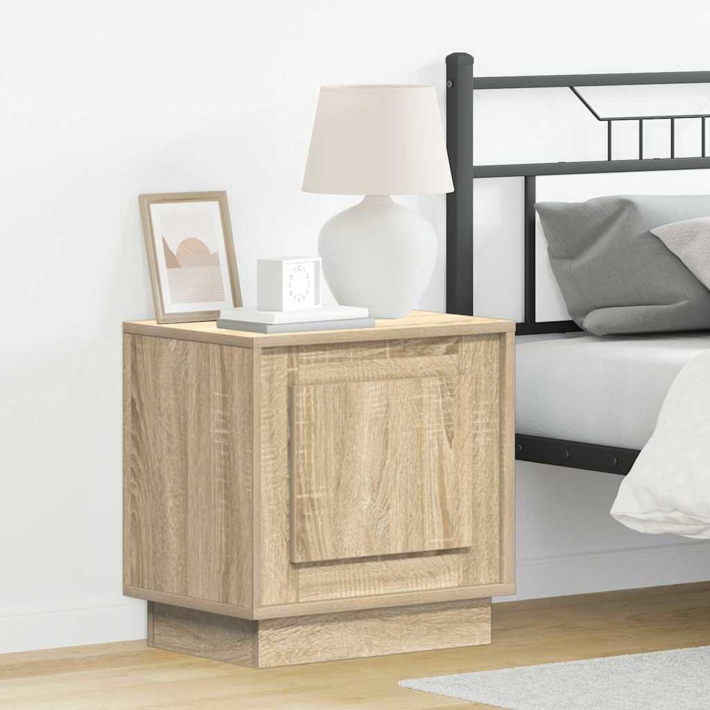 Natskab 2 pcs Sonoma eg 44 x 34,5 x 45 cm Konstrueret træ billede