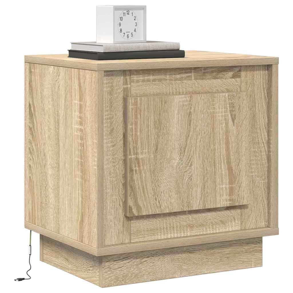 Natskab 2 pcs Sonoma eg 44 x 34,5 x 45 cm Konstrueret træ