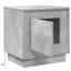 Natskab 2 pcs Beton Grå 44 x 34,5 x 45 cm Konstrueret træ