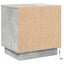 Natskab 2 pcs Beton Grå 44 x 34,5 x 45 cm Konstrueret træ