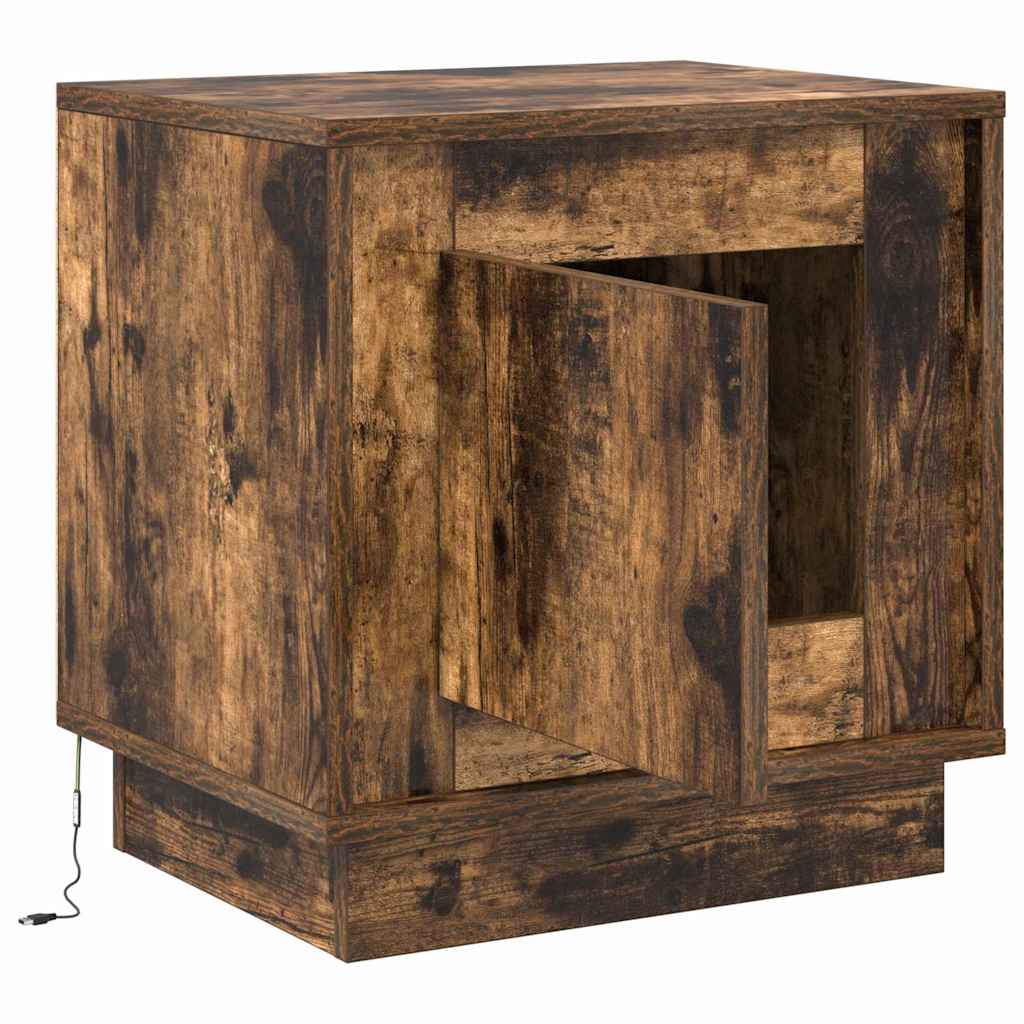 Natskab Røget eg 44 x 34,5 x 45 cm Konstrueret træ