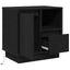 Natskab 2 pcs Sort eg 50 x 34,5 x 50 cm. Konstrueret træ