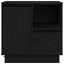 Natskab 2 pcs Sort eg 50 x 34,5 x 50 cm. Konstrueret træ