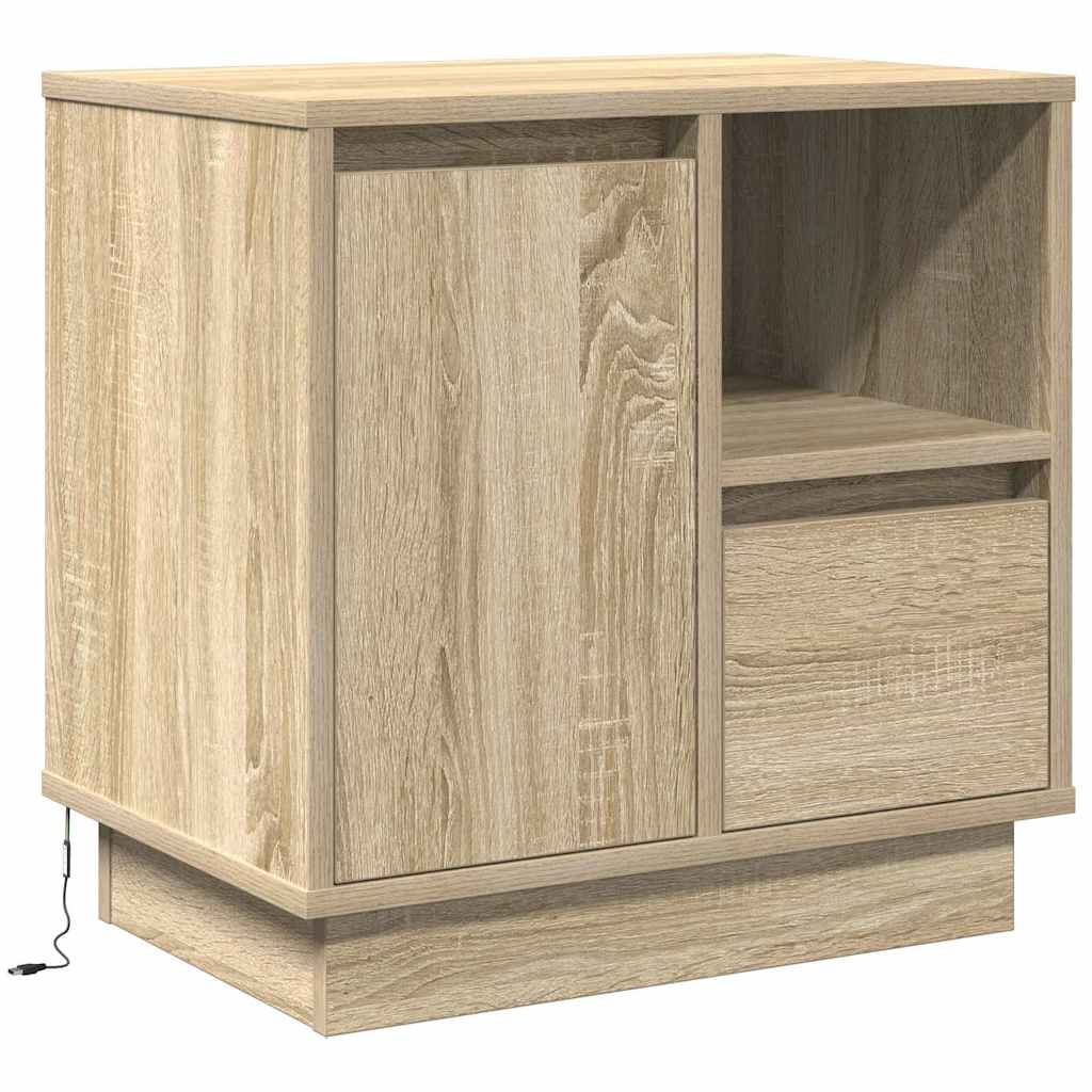 Natskab 2 pcs Sonoma eg 50 x 34,5 x 50 cm. Konstrueret træ