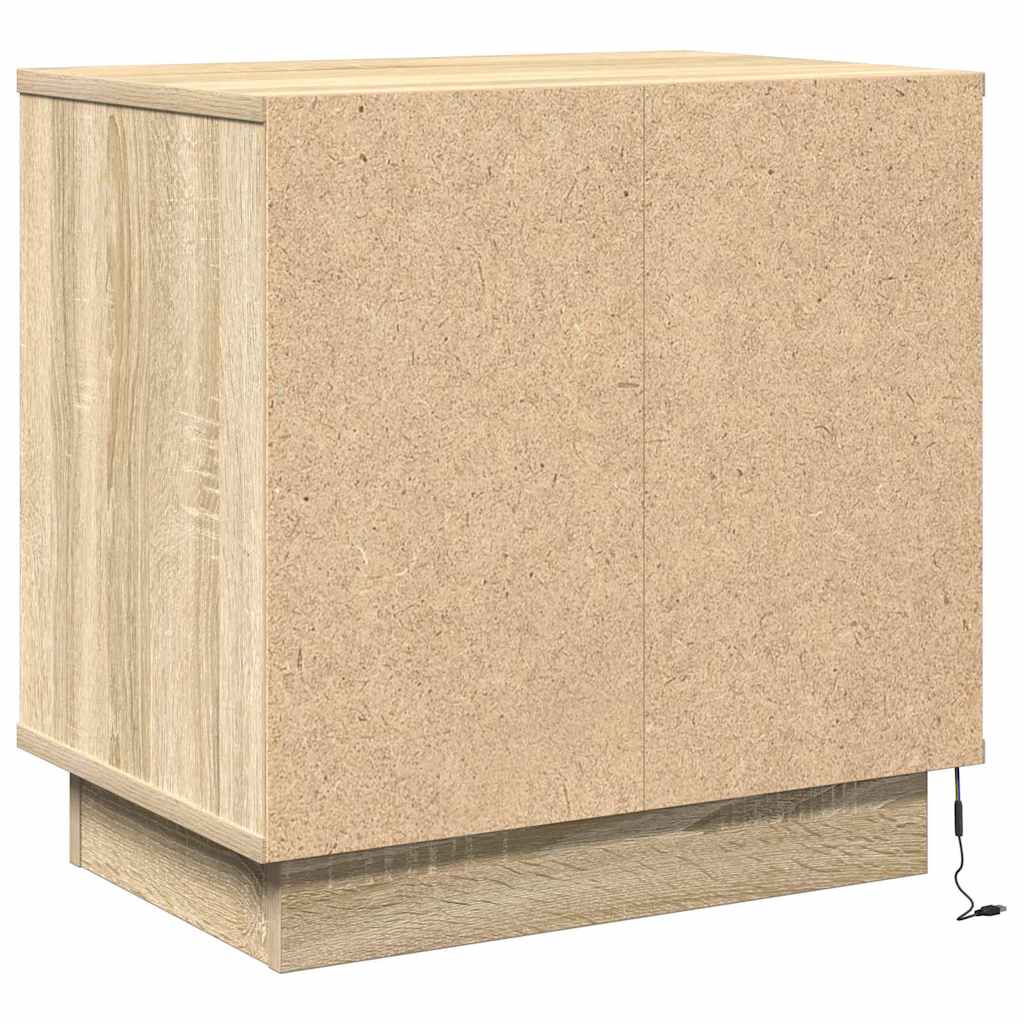 Natskab 2 pcs Sonoma eg 50 x 34,5 x 50 cm. Konstrueret træ